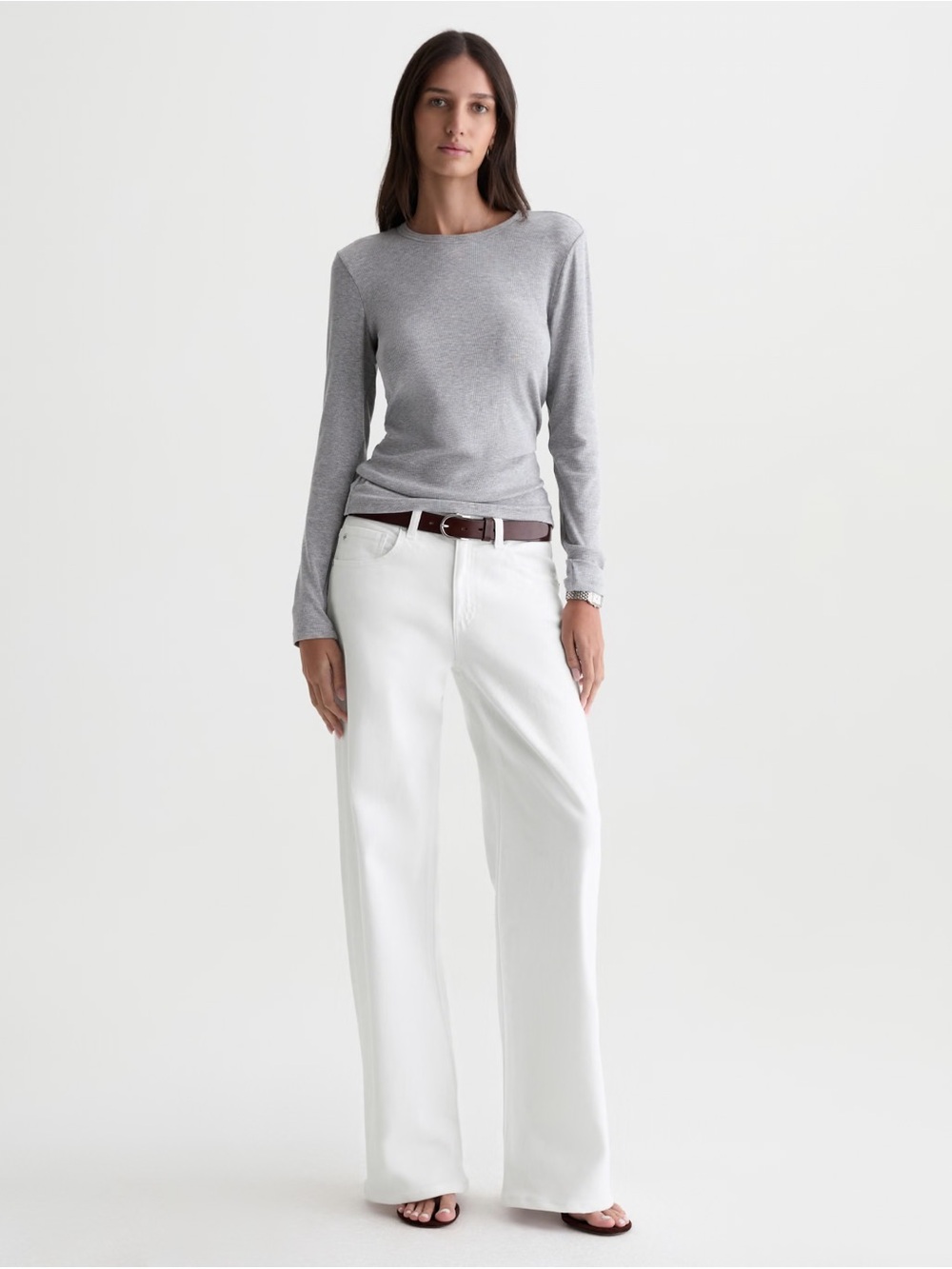 AG Low Rise Adria Wide Leg Jeans - Picture 6 of 6